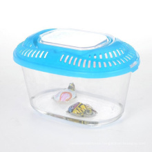 Colorful plastic pet home with window plastic fish tank